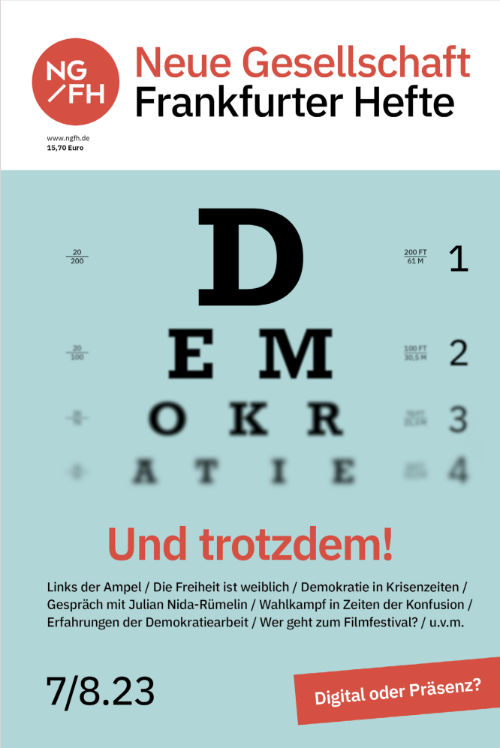 Buch-Cover von »Neue Gesellschaft / Frankfurter Hefte«